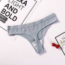 Load image into Gallery viewer, Sexy Lingerie Women's Cotton G-String Thong Panties String Underwear Women Briefs Pants Intimate Ladies Low-Rise 1 piece
